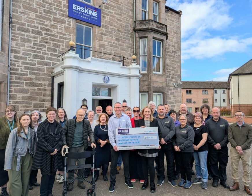 GORDON & MACPHAIL RAISES OVER £13,000 FOR ERSKINE VETERAN’S CHARITY