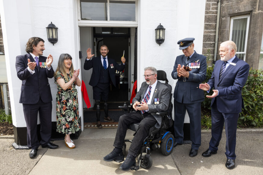 New Veterans centre officially opens its doors in Forres with star-studded grand opening.