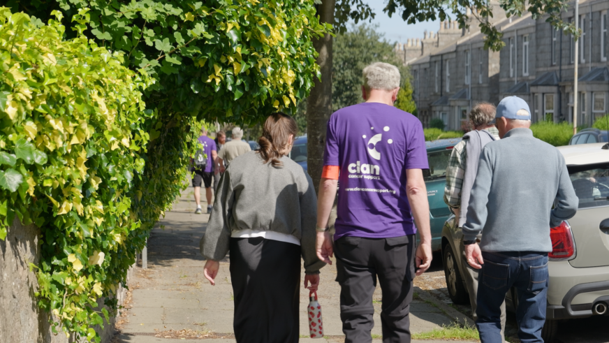 Clan launches new weekly walking group in Elgin to support people impacted by cancer