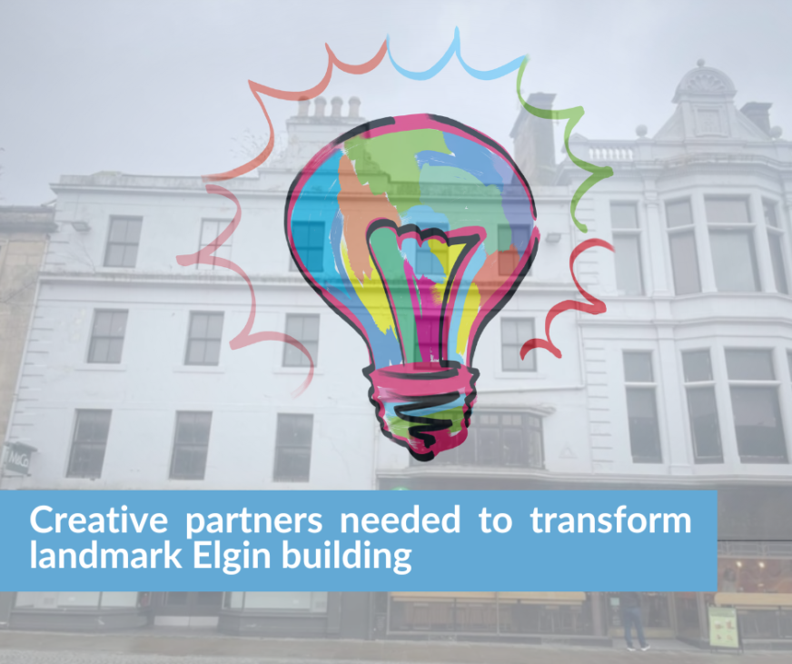 Creative partners needed to transform landmark Elgin building