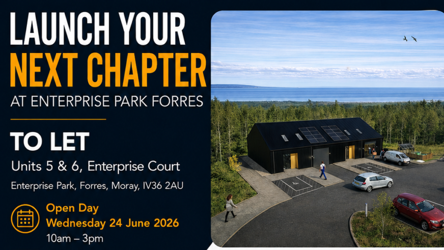 Launch Your Next Chapter at Enterprise Park Forres