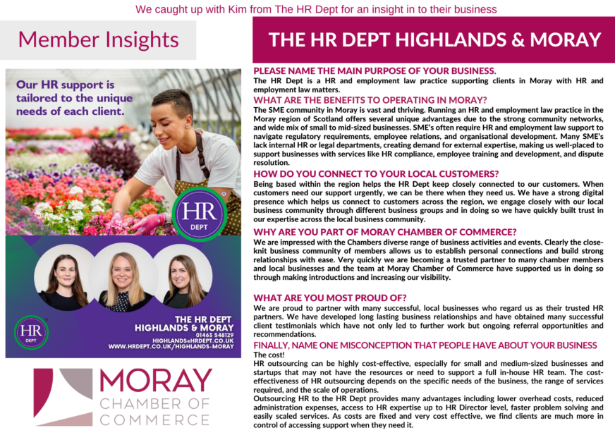 The HR Dept Highlands & Moray