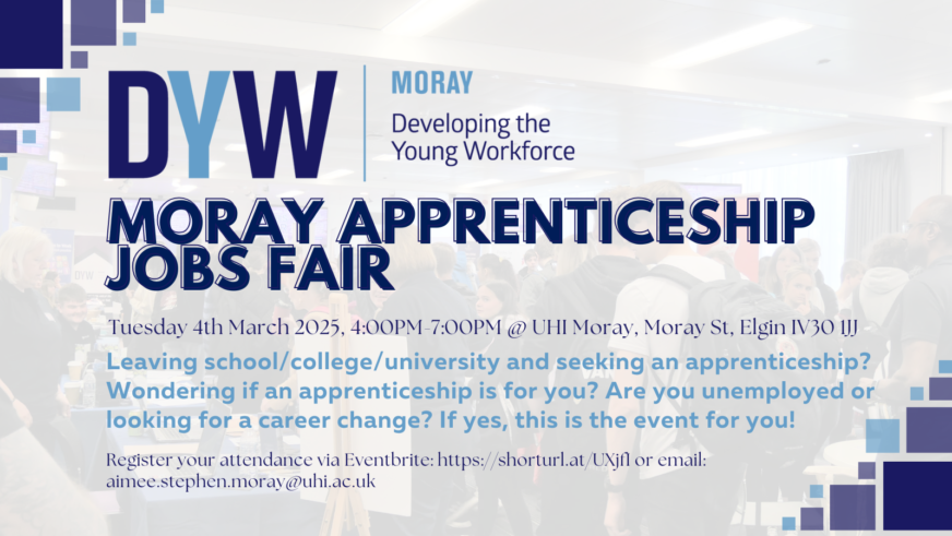 Moray Apprenticeship Jobs Fair – Now Open for Registration!
