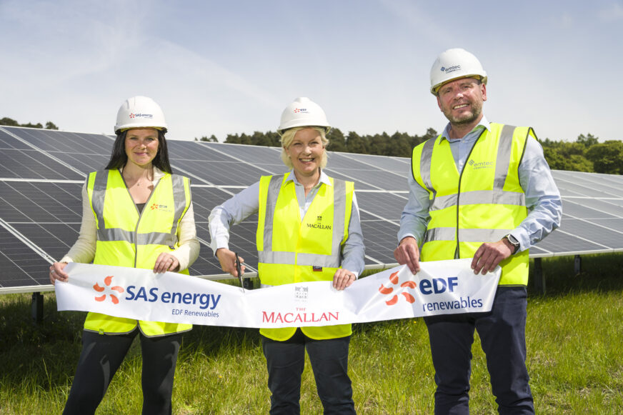 SOLAR ENERGY POWERS UP THE MACALLAN ESTATE