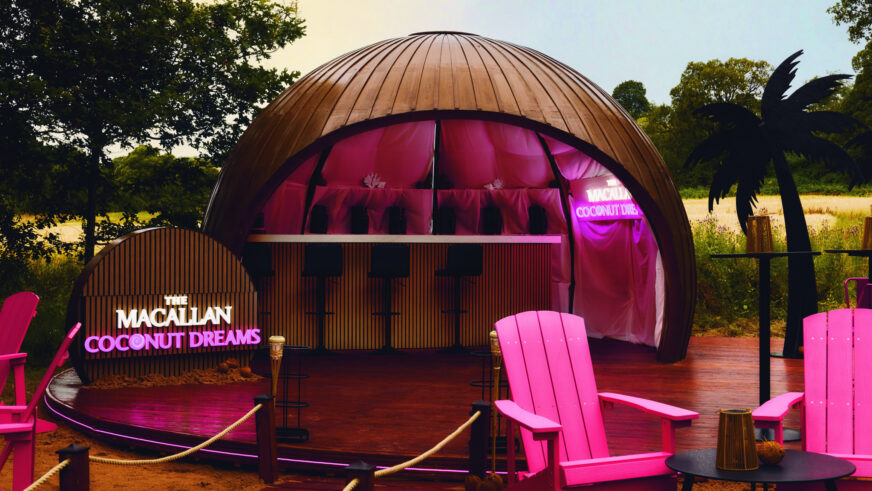 SEASONAL POP-UP BAR AT THE MACALLAN ESTATE IN SPEYSIDE