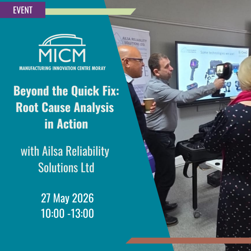 The Manufacturing Innovation Centre Moray (MICM) is hosting its first public events - join now