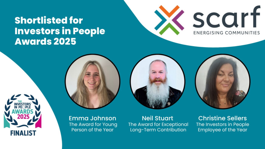 Three Scarf colleagues shortlisted for national Investors in People Awards