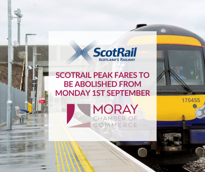 Scotrail peak fares abolished from Monday 1st September