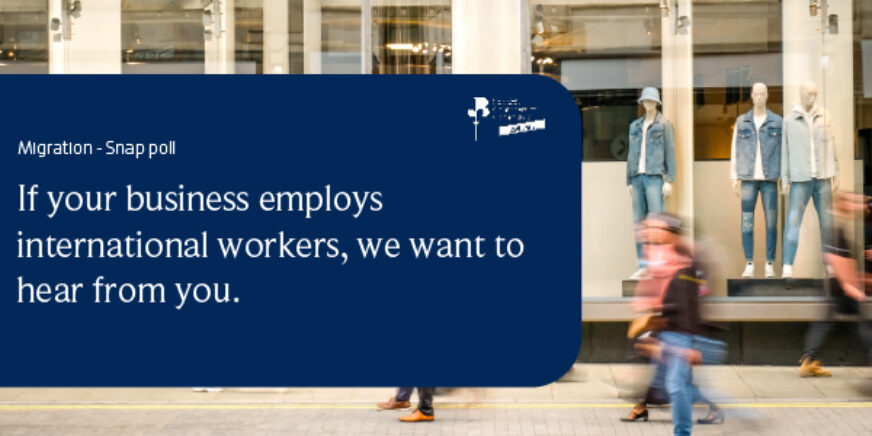 Scottish Chambers of Commerce Launches Migration Snap Poll to Support Businesses