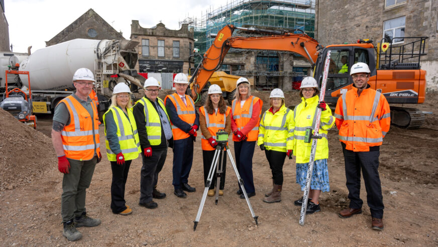 Elgin's South Street regeneration partners welcome new RSL Cairn Housing Association to site