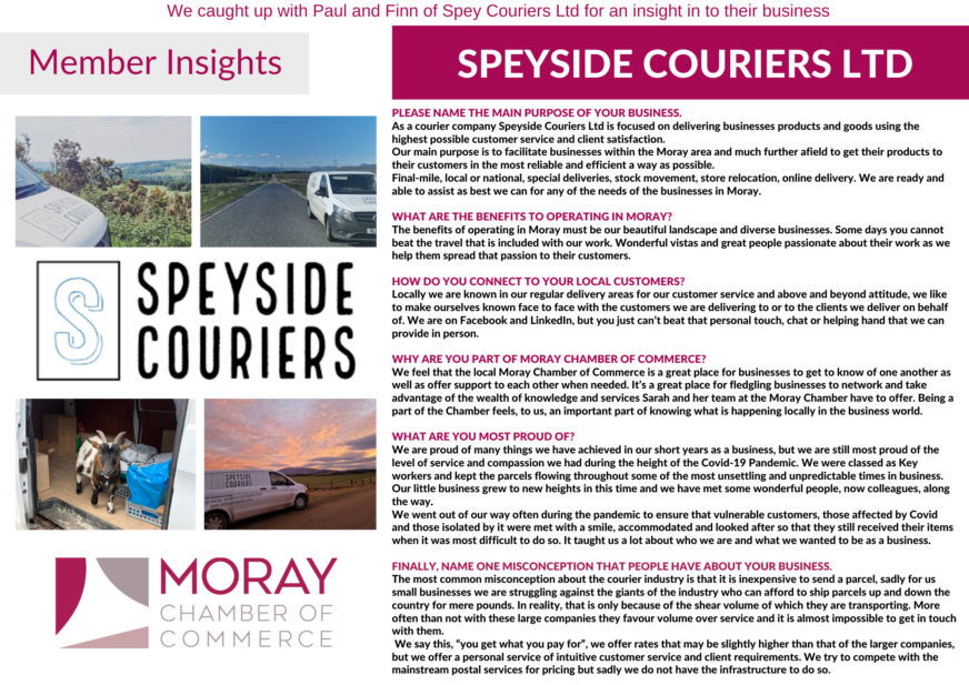 Speyside Couriers Ltd