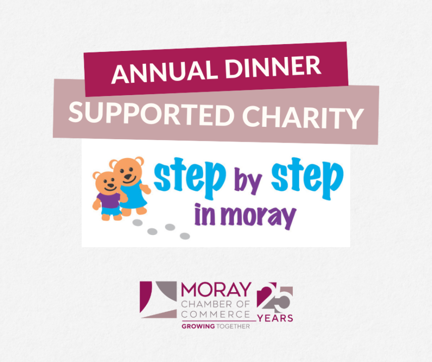 Step By Step in Moray Announced as Supported Beneficiary for Annual Dinner
