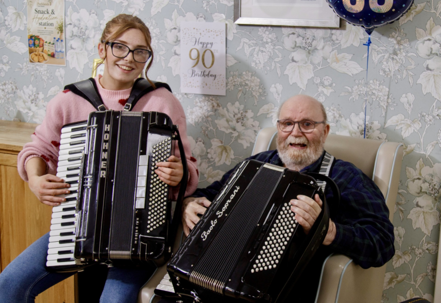 Birthday reunion strikes a chord for Glenisla resident