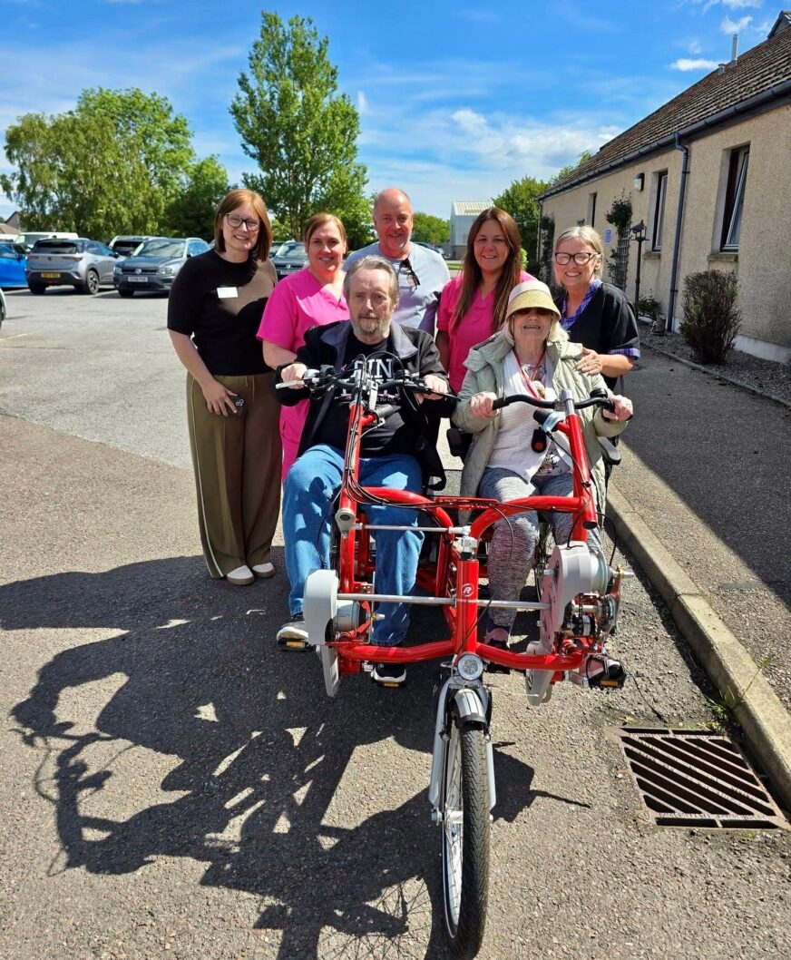 Buckle up Buckie! Care home residents get new wheels