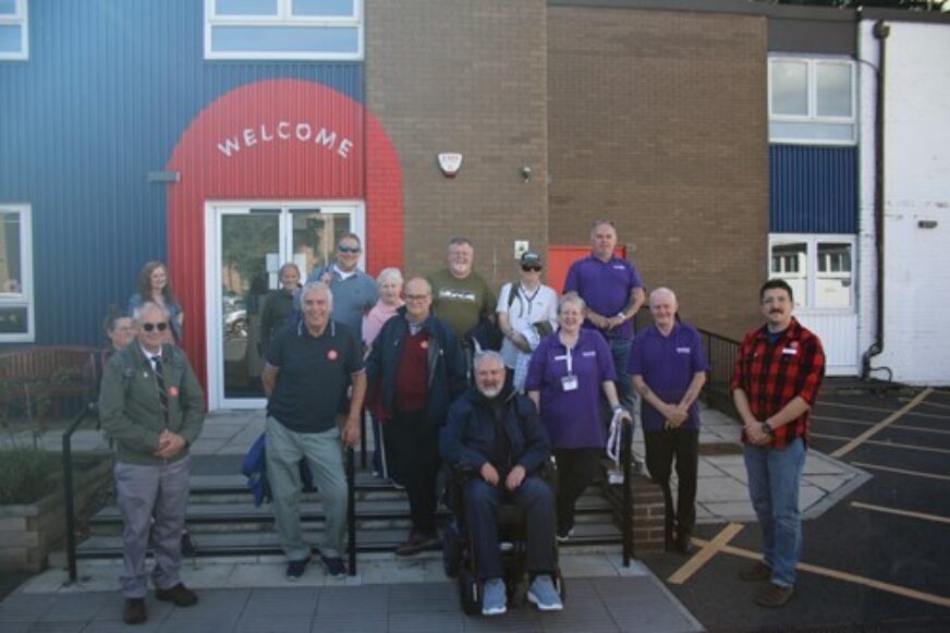 Erskine Activity Centre Members Visit Lady Haig Factory