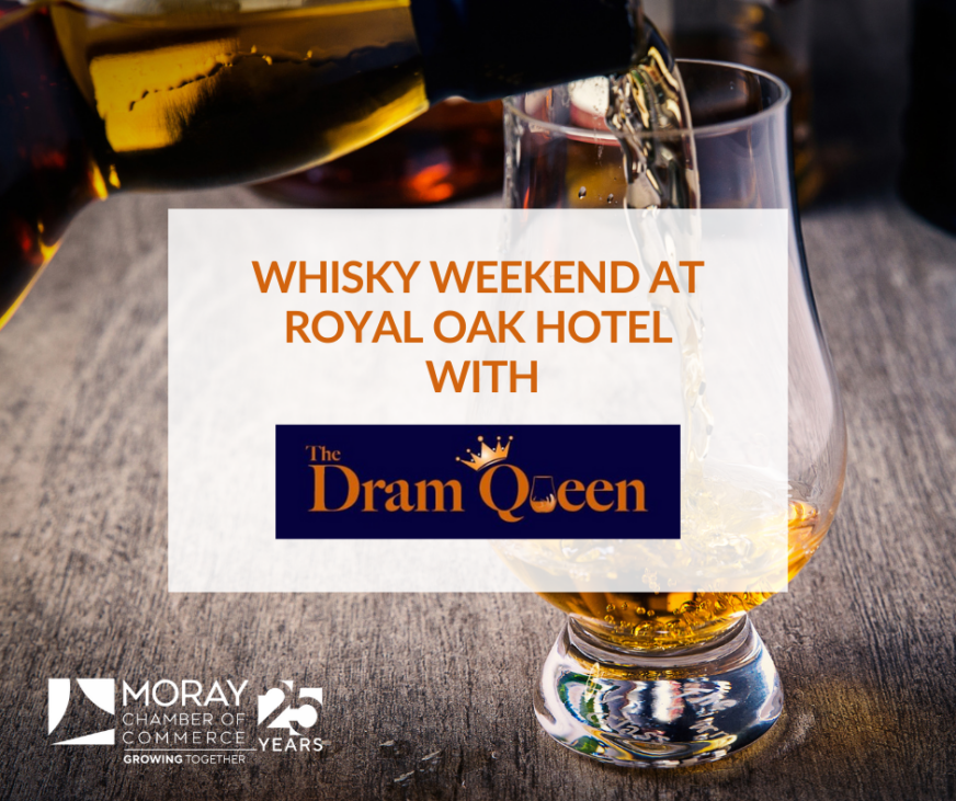Whisky Weekend at Royal Oak Hotel, Cullen with The Dram Queen