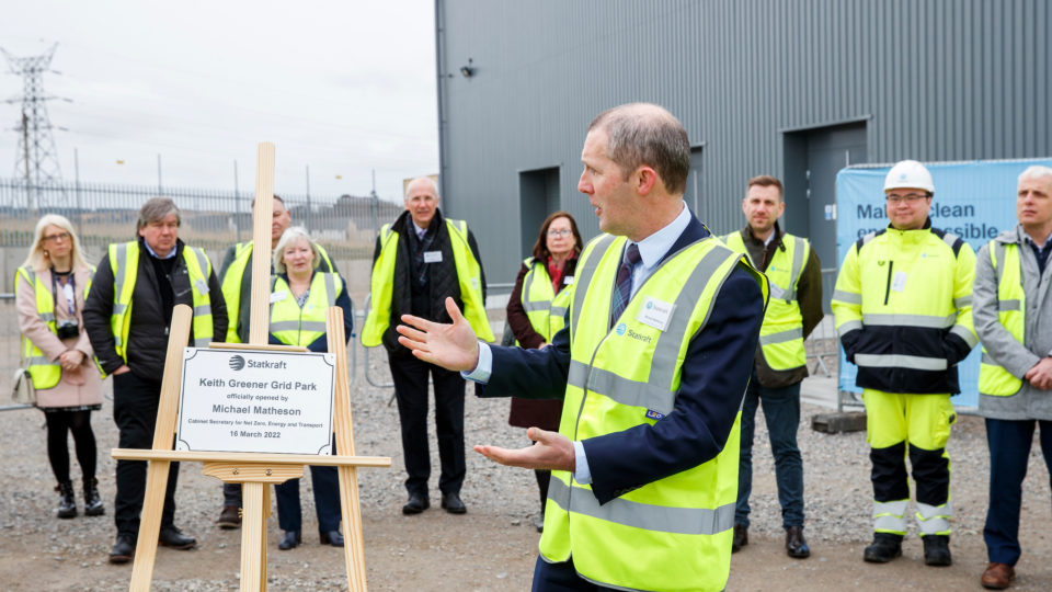 Michael Matheson Switches on a Greener Energy Future