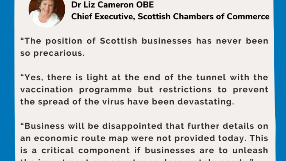 SCC respond to extension of lockdown measures to the end of February