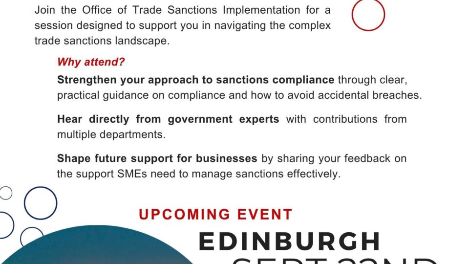 UK Government Event - Understand How UK Sanctions Affect Your Business