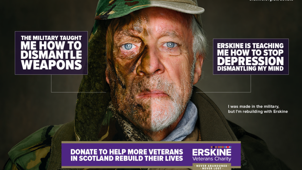 Erskine launches major fundraising campaign as charity sets ambition to raise £15 million a year for Scotland's veterans