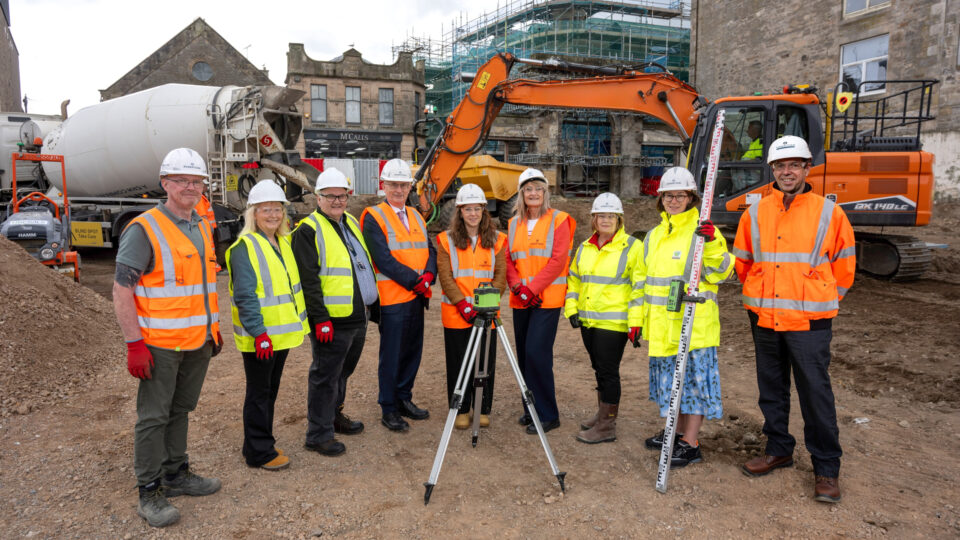 Elgin's South Street regeneration partners welcome new RSL Cairn Housing Association to site