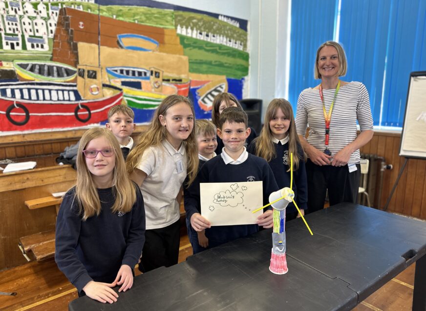 Budding engineers spin into action at Findochty Primary