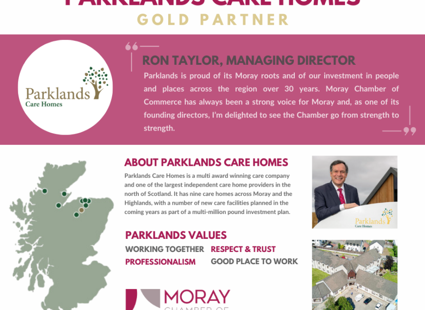 NEW GOLD PARTNER | PARKLANDS CARE HOMES