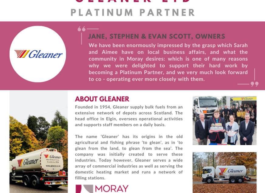 NEW PLATINUM PARTNER | GLEANER LTD