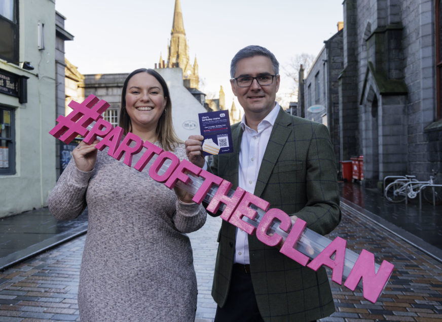 Clan launches 'invisible' birthday cake