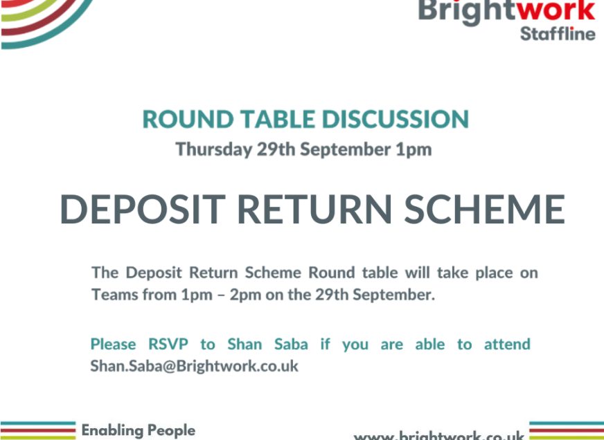 ROUNDTABLE: DEPOSIT RETURN SCHEME
