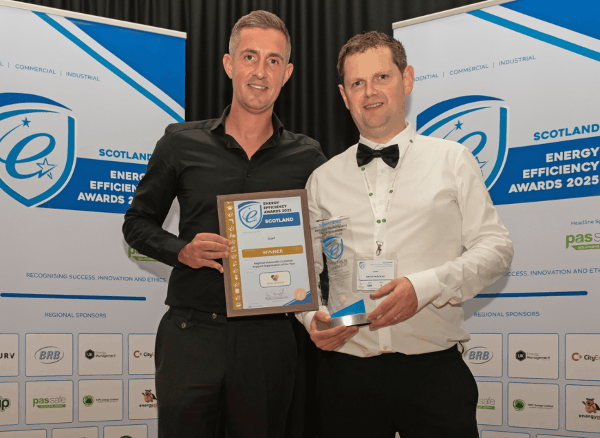 Scarf recognised with a win at the Energy Efficiency Awards