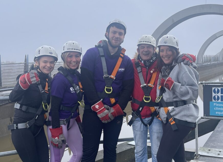 Aberdeen Abseil for Erskine Veterans Charity!