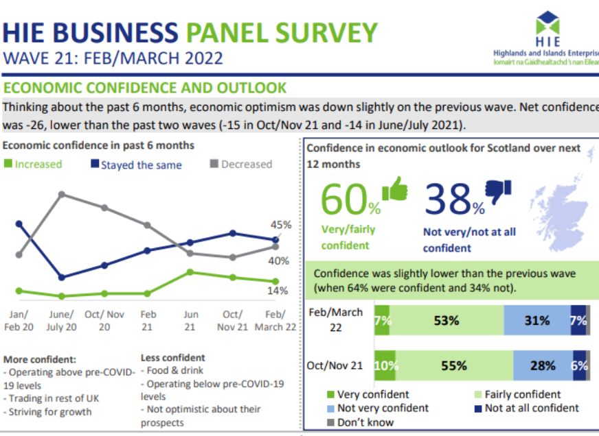 HIE BUSINESS PANEL SURVEY - RESULTS