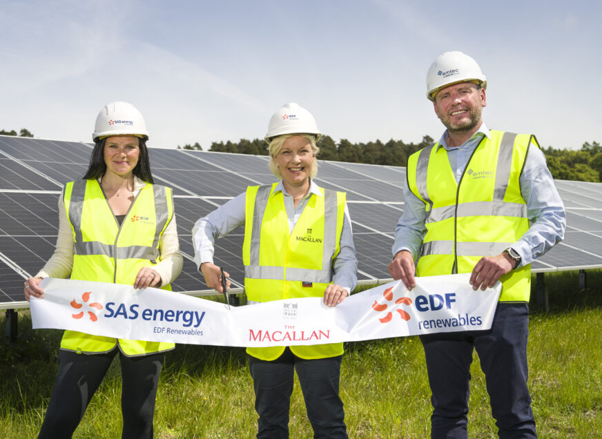 SOLAR ENERGY POWERS UP THE MACALLAN ESTATE