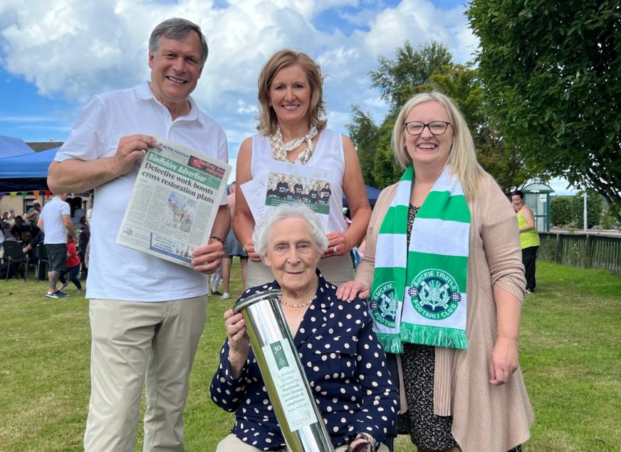 Parklands founder thanks Moray for support over three decades