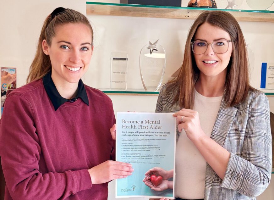 Parklands launches Mental Health First Aid Training for staff