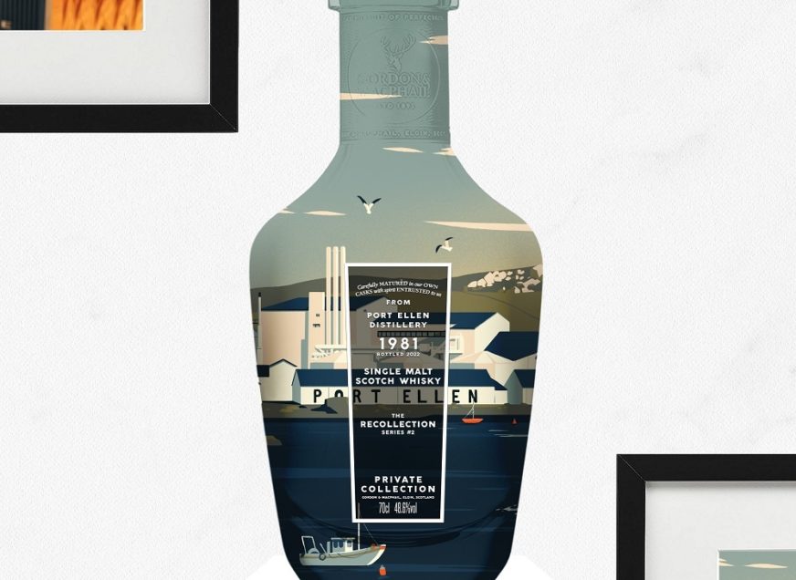 GORDON & MACPHAIL PORT ELLEN WHISKY SPEARHEADS LATEST RECOLLECTION SERIES