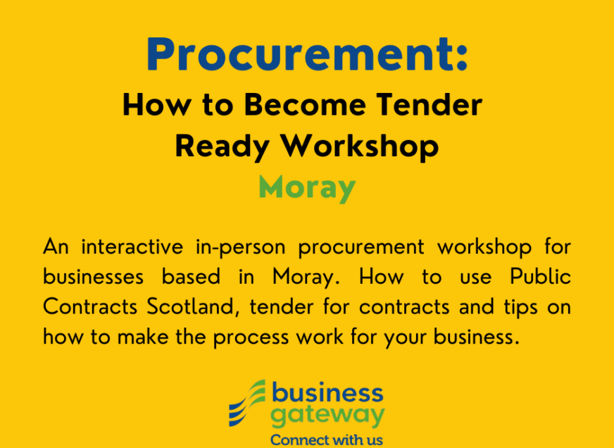 How to Become Tender Ready in Moray!