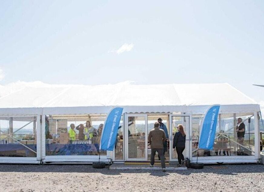 Fun-filled family weekend at Rothes Wind Farm