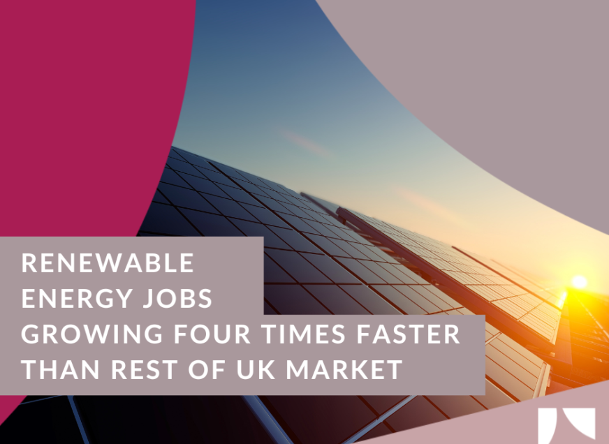 Renewable Energy Jobs Growing Four Times Faster Than Rest of UK Market