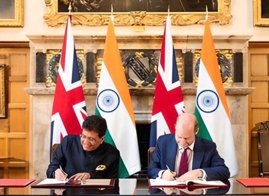 UK and India Agree Trade Deal Valued at £6 Billion