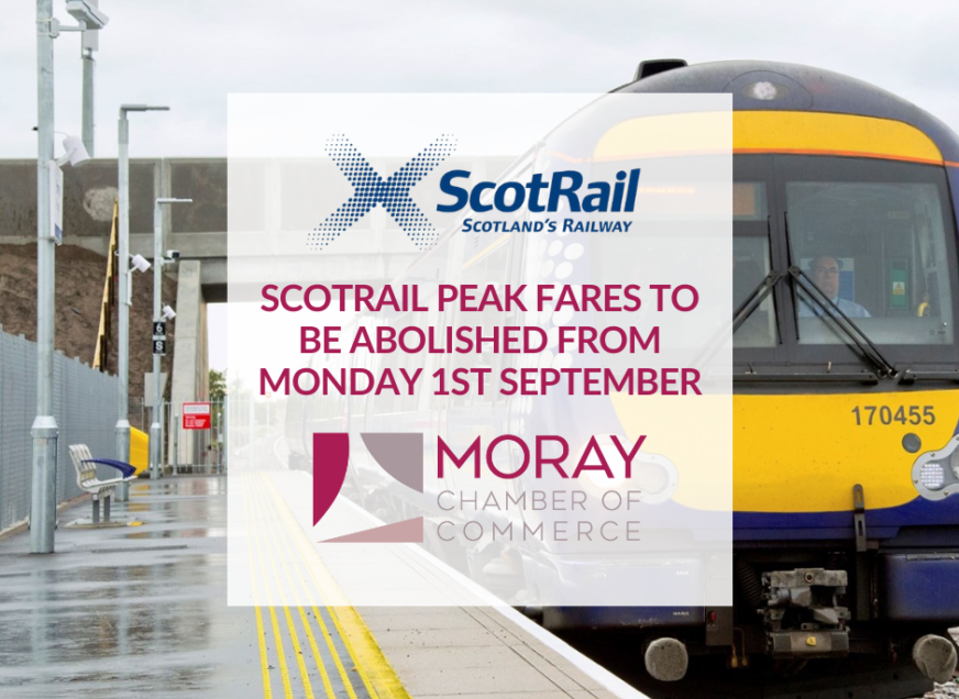Scotrail peak fares abolished from Monday 1st September