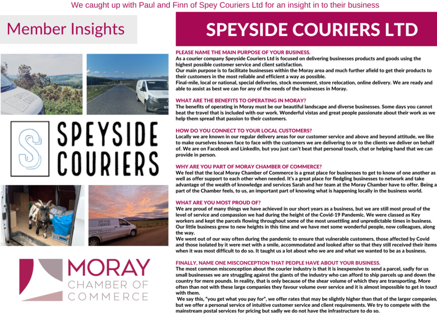 Speyside Couriers Ltd