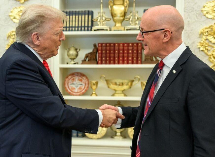 Swinney Holds 'Constructive' Scotch Whisky Tariff Talks With Trump