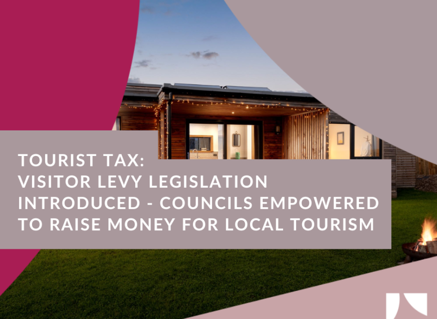 Visitor levy legislation introduced