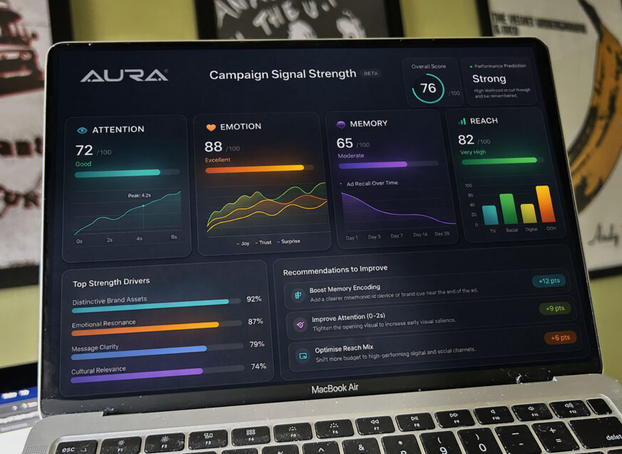 THESIGNALWORKS LAUNCHES AURA. AN AI SYSTEM APPLYING ‘SIGNAL PHYSICS’ TO BRAND GROWTH.