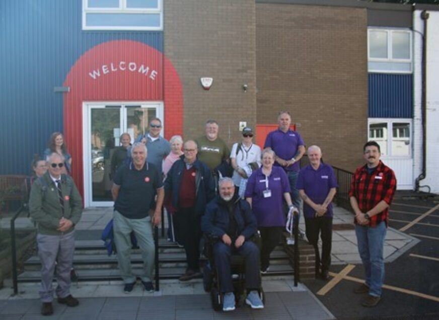 Erskine Activity Centre Members Visit Lady Haig Factory