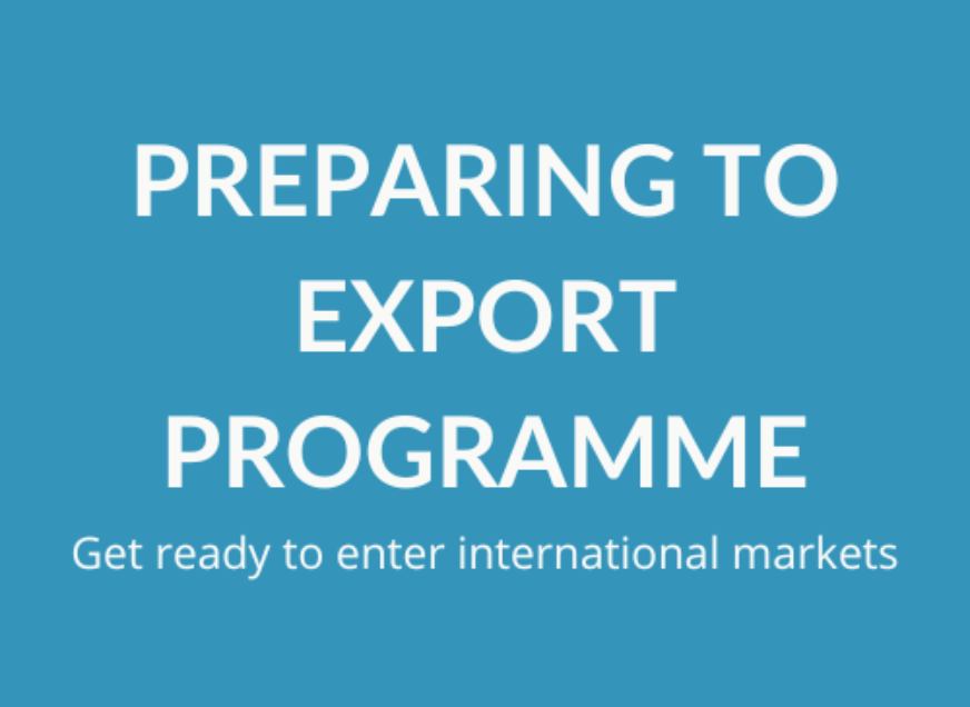 PREPARING TO EXPORT PROGRAMME - ﻿BOOK YOUR PLACE