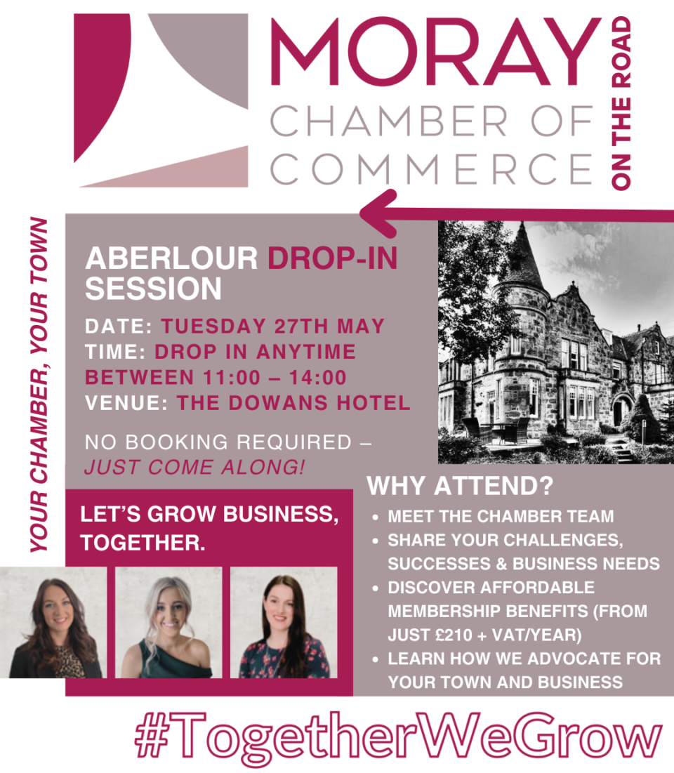 ABERLOUR | Moray Chamber Roadshow – Connecting with Local Businesses