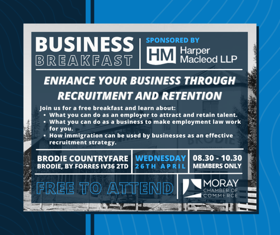 BUSINESS BREAKFAST | Enhance your business through recruitment and retention with Harper Macleod LLP